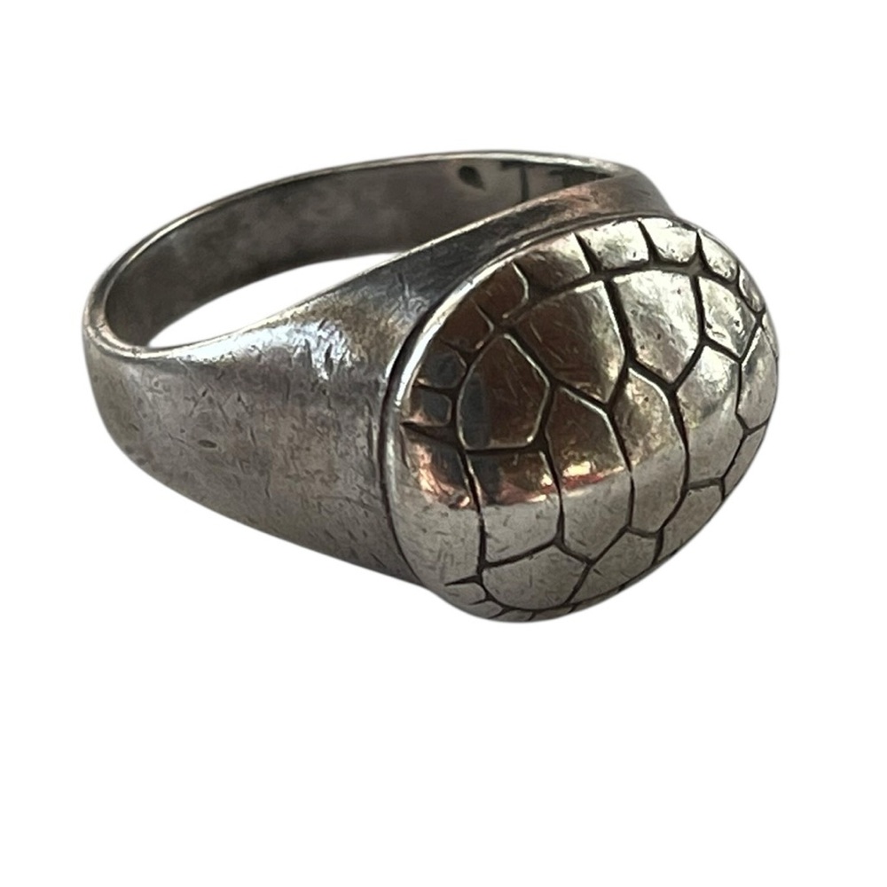 Mignon Faget Sterling Silver Tortoise Dome Ring Size 8